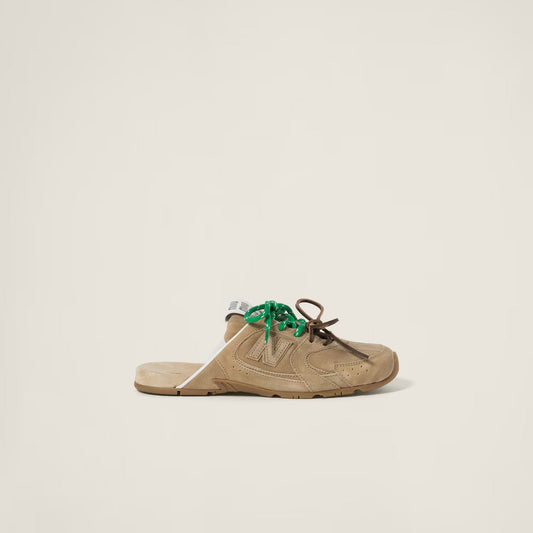 530 SL Mules – Bleached Suede & Gum Sole Ecru Edition Women