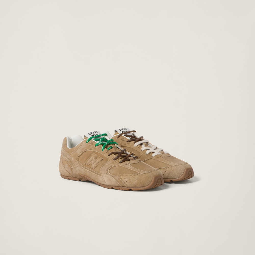 NB (WMNS) 530 x Miu Miu Suede Mesh 'Ecru' Women